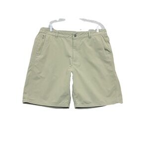 Duck Camp Shorts Mens XL Khaki Drifter Stretch Performance Fishing Outdoor